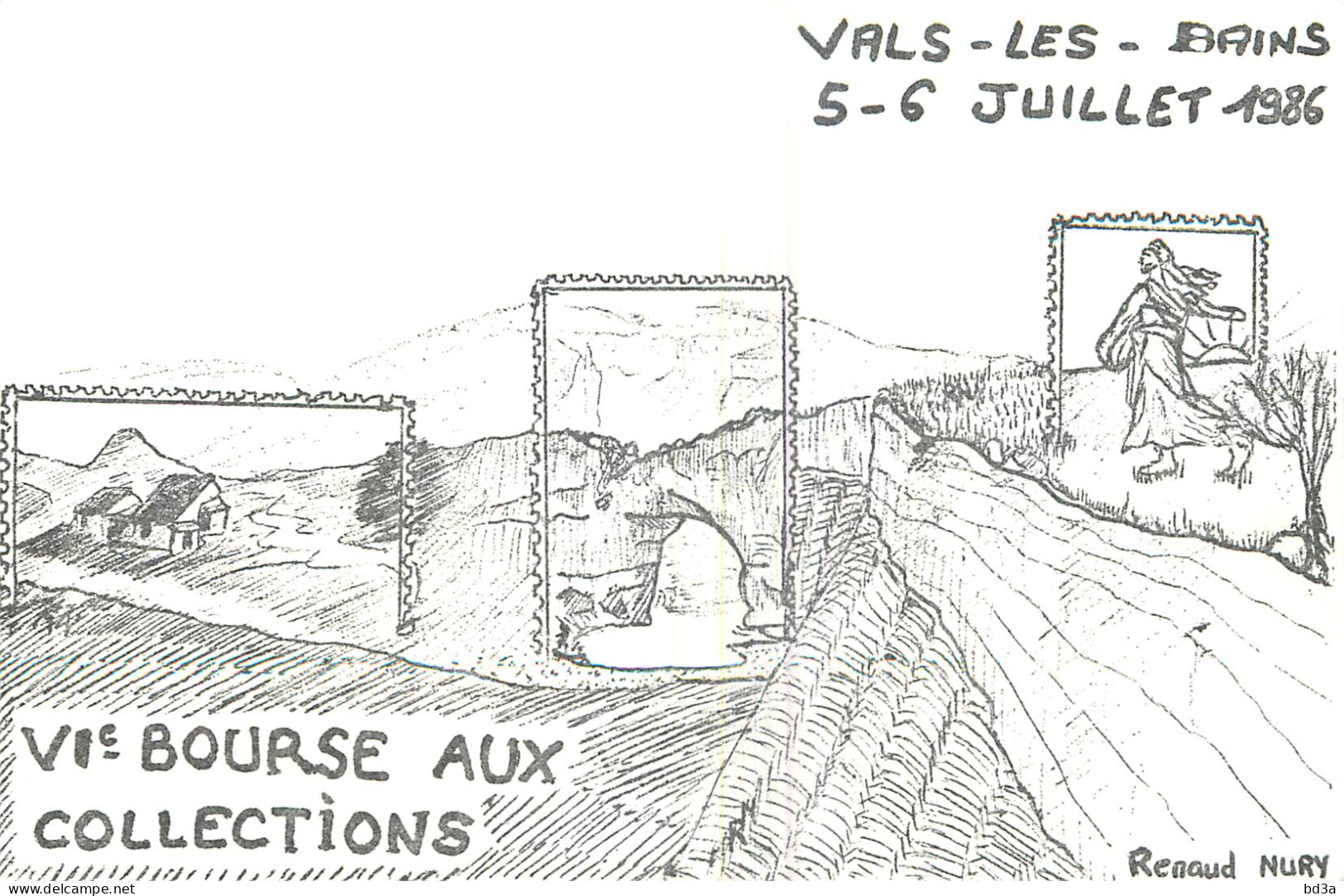 07 VALS LES BAINS 1986 Bourse Aux Collections - Vals Les Bains