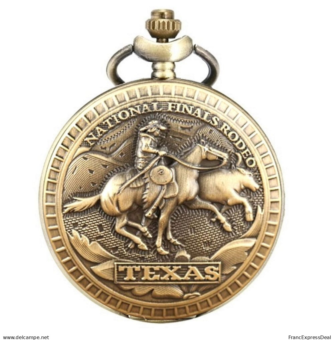 Montre Gousset NEUVE - Far West Cow Boy Texas National Rodeo - Watches: Bracket