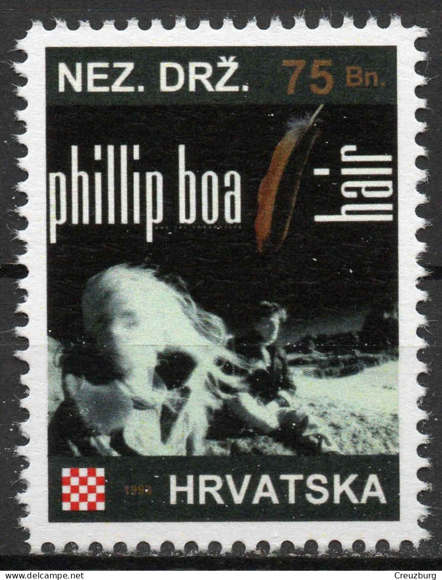 Phillip Boa - Briefmarken Set Aus Kroatien, 16 Marken, 1993. Unabhängiger Staat Kroatien, NDH. - Croatia