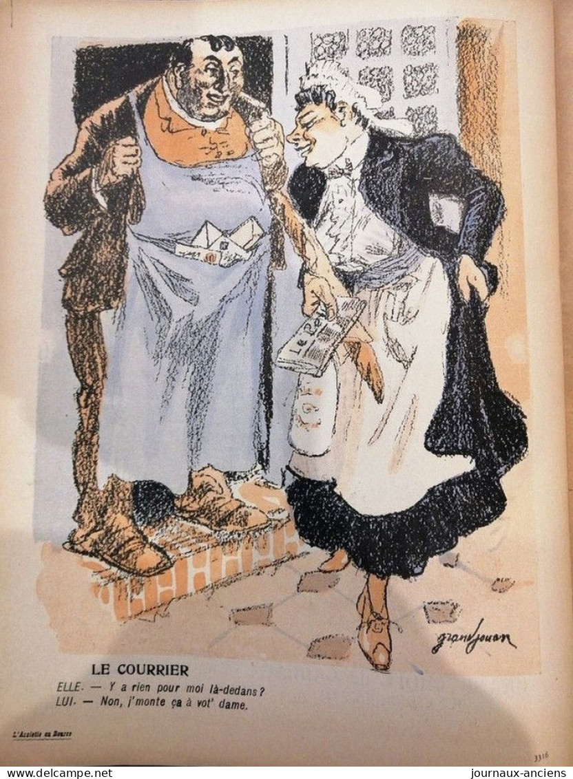 1905 Revue Ancienne " L'ASSIETTE AU BEURRE " N° 200 + SUPPLÉMENT - LE CONCIERGE GRANDJOUAN .....