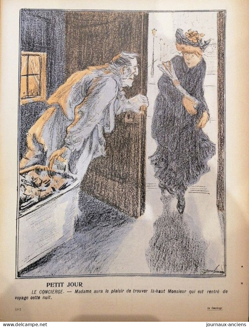 1905 Revue Ancienne " L'ASSIETTE AU BEURRE " N° 200 + SUPPLÉMENT - LE CONCIERGE GRANDJOUAN .....