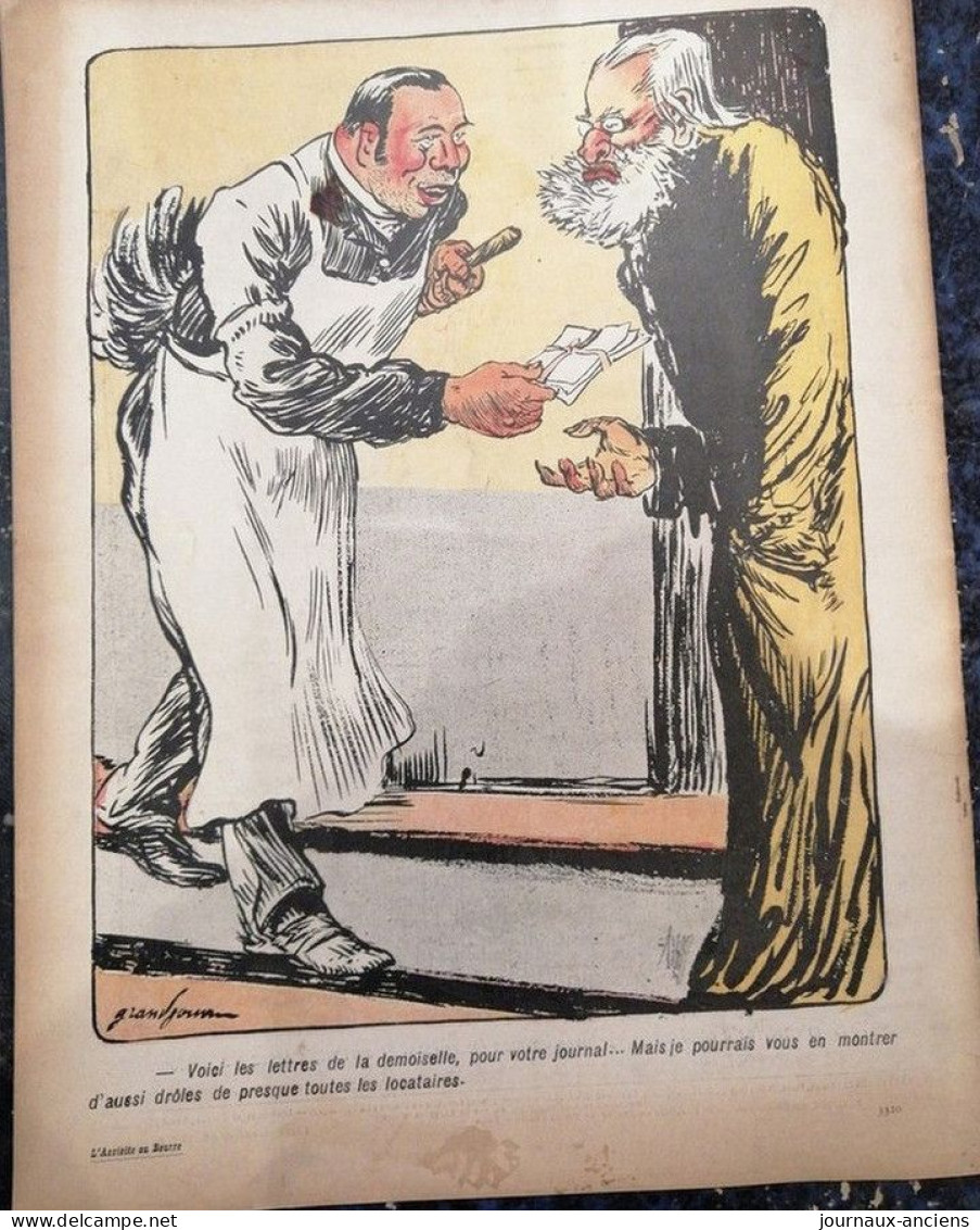 1905 Revue Ancienne " L'ASSIETTE AU BEURRE " N° 200 + SUPPLÉMENT - LE CONCIERGE GRANDJOUAN .....