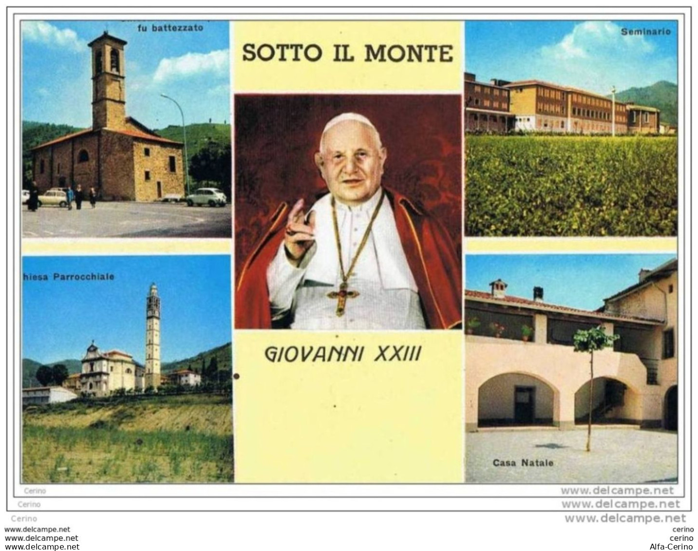 SOTTO  IL  MONTE:  PAPA  GIOVANNI  XXIII° -  VISIONI  -  FG - Bergamo