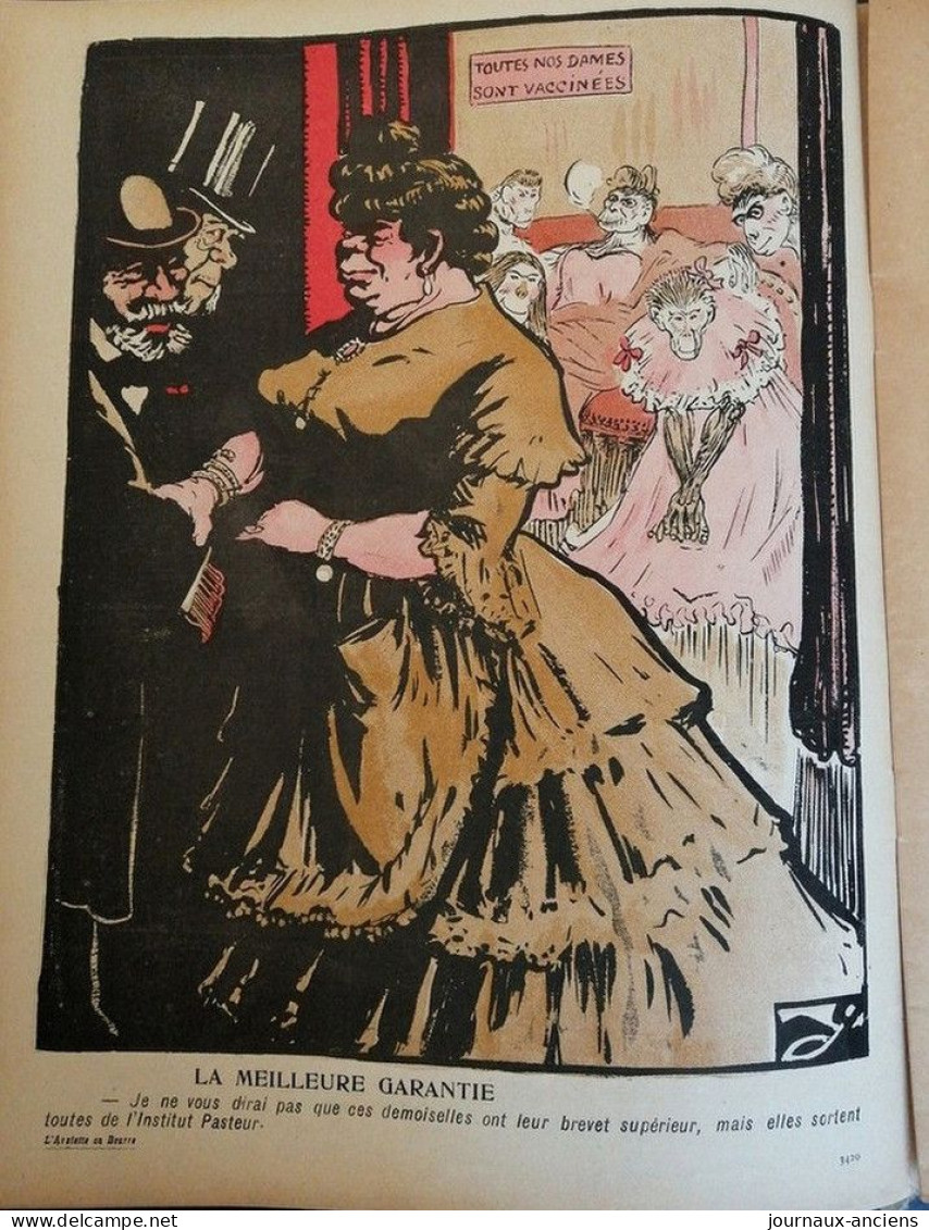 1905 Revue Ancienne " L'ASSIETTE AU BEURRE " N° 207 + SUPPLÉMENT - LES AVARIÉS ..... - 1900 - 1949