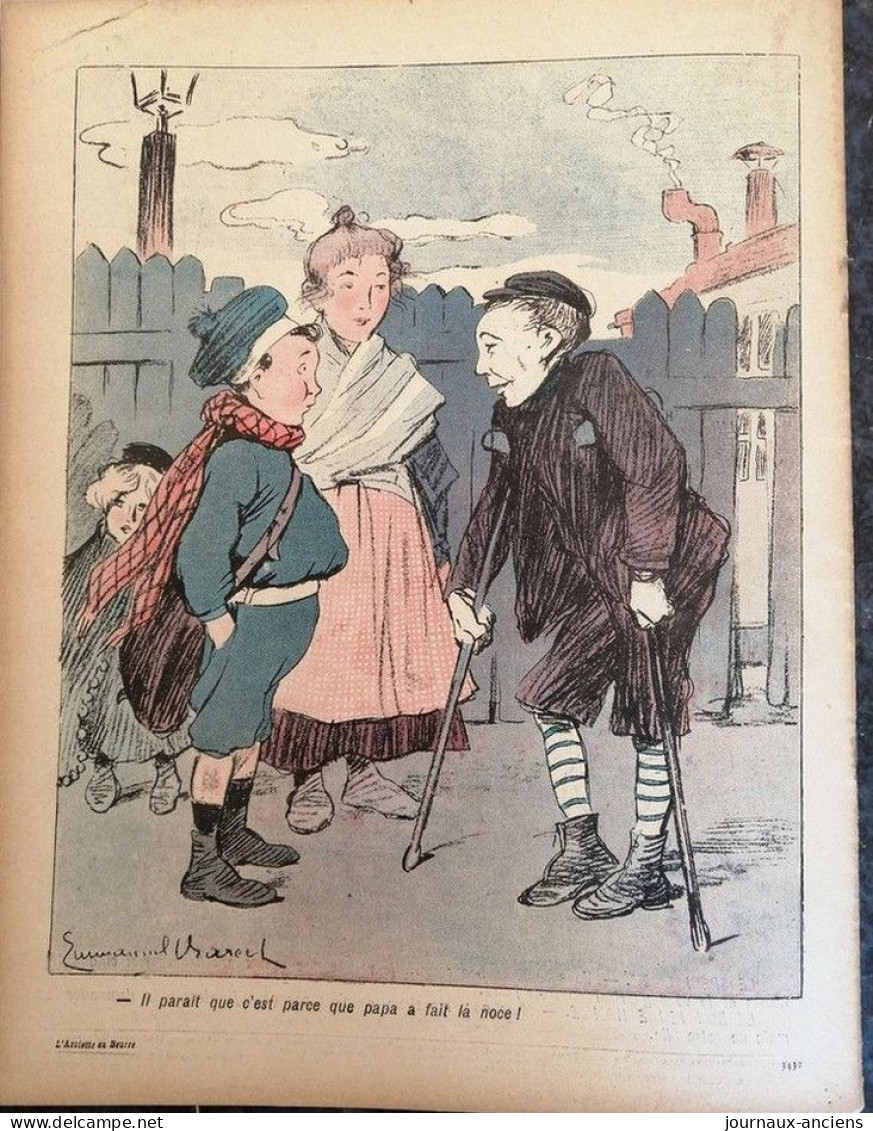 1905 Revue Ancienne " L'ASSIETTE AU BEURRE " N° 207 + SUPPLÉMENT - LES AVARIÉS .....