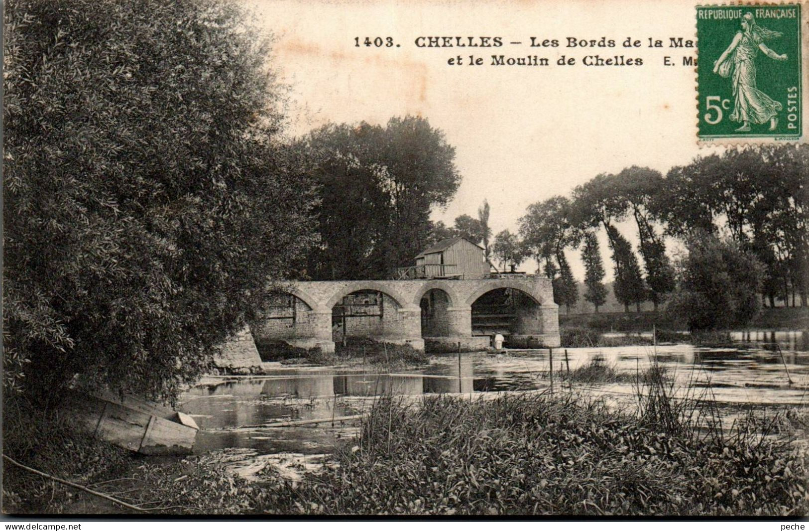 N°2847 W -cpa Chelles -les Bords De La Marne- - Chelles