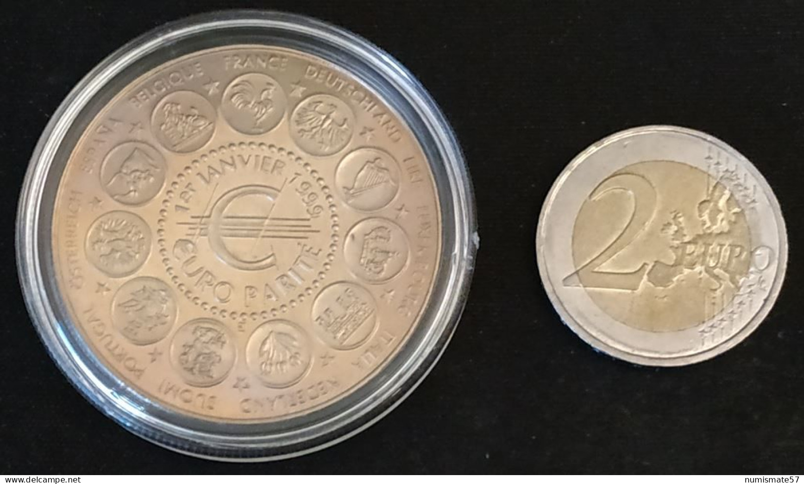 EURO - Euro Parité - 1er Janvier 1999 - Europa - Bronze - France