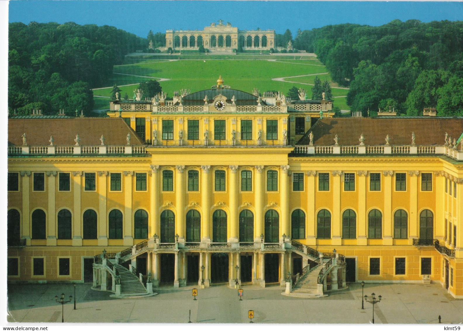 Wien - Schloss Scönbrunn Gegen Gloriette - Schönbrunn Palace
