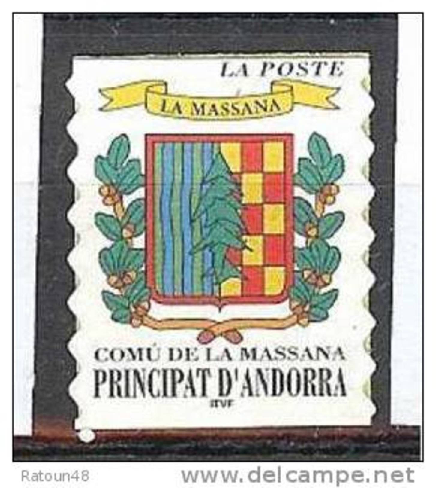 Blason Comù De La Massana N° 512 -  Neuf ** - Principauté D'Andorre - Nuevos
