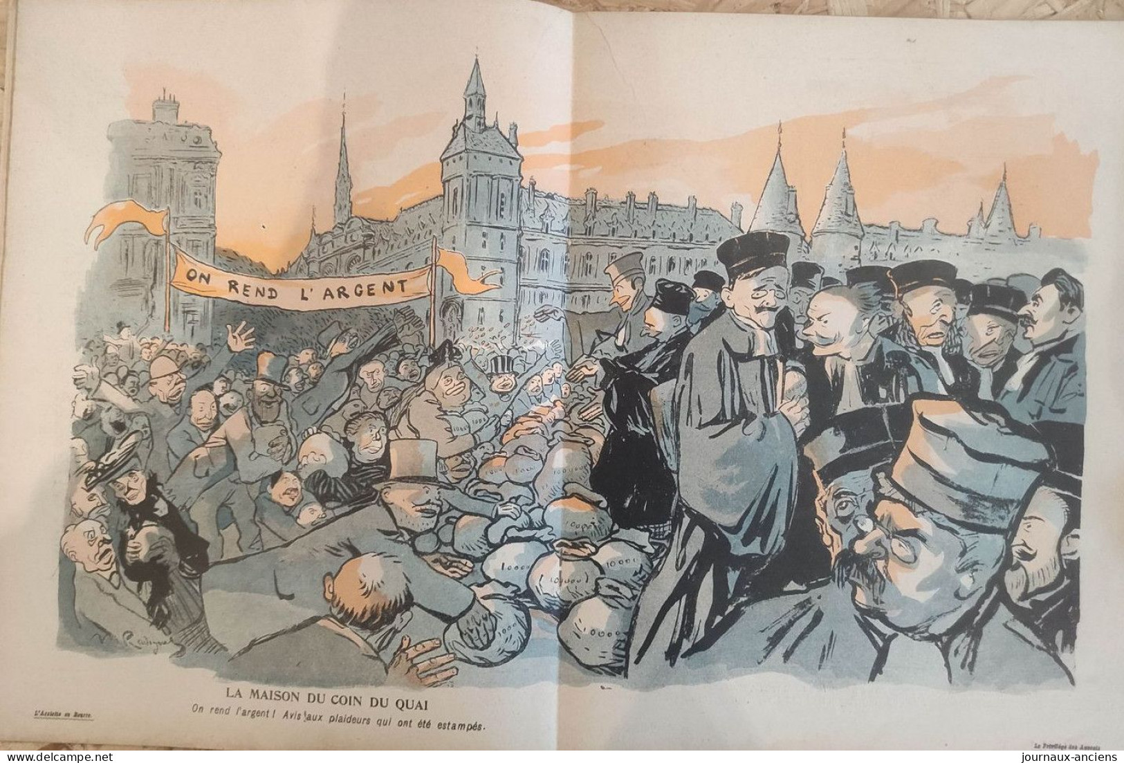 1905 Revue Ancienne L'ASSIETTE AU BEURRE N° 208 + Supplément .... LE PRIVILÈGE DES AVOCATS - RADIGUET