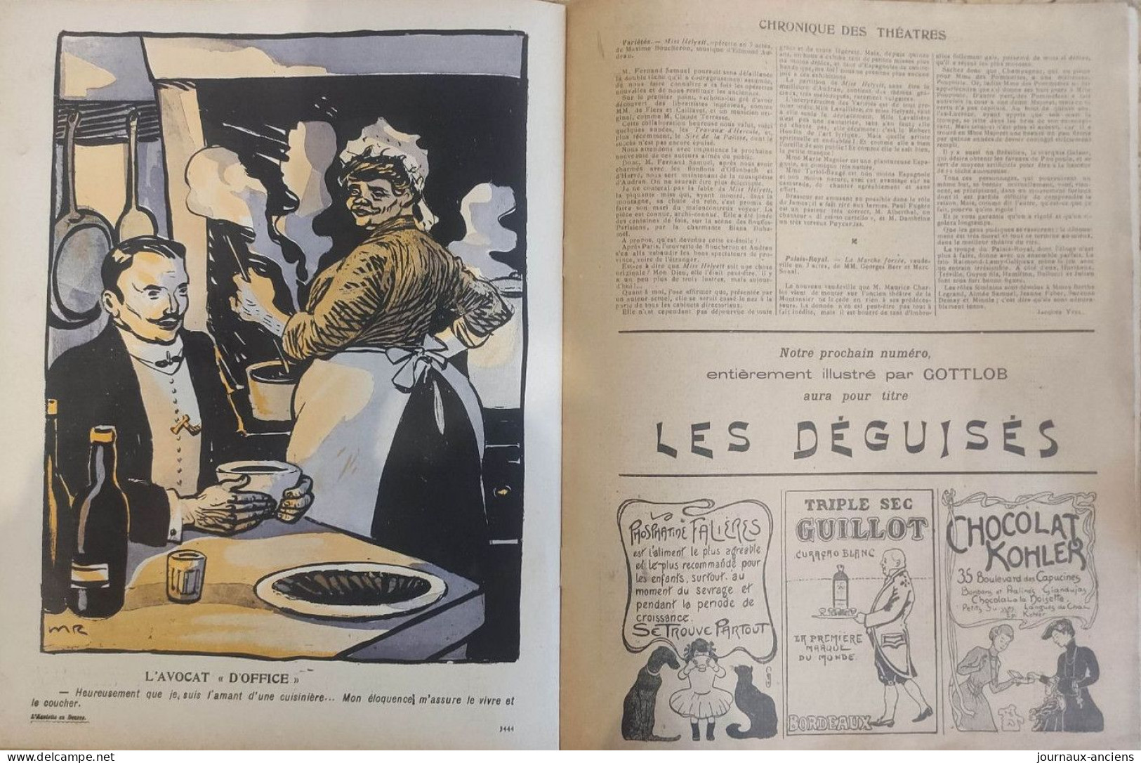 1905 Revue Ancienne L'ASSIETTE AU BEURRE N° 208 + Supplément .... LE PRIVILÈGE DES AVOCATS - RADIGUET