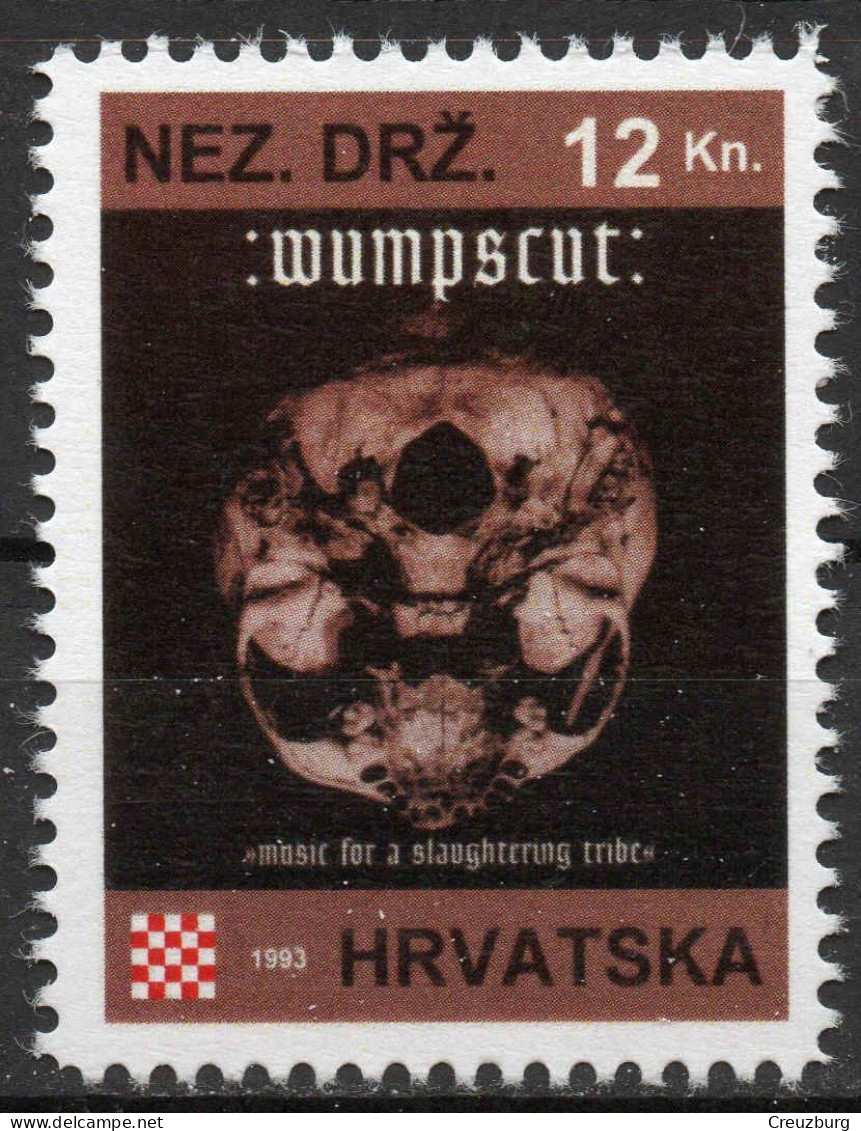 Wumpscut - Briefmarken Set Aus Kroatien, 16 Marken, 1993. Unabhängiger Staat Kroatien, NDH. - Croatie