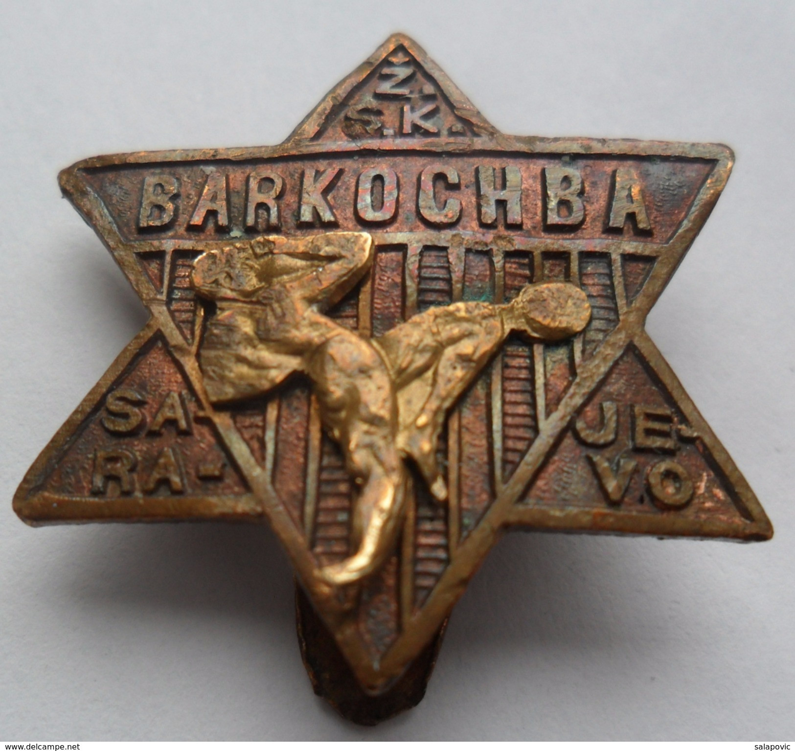 ZSK "Barkochba" Sarajevo,  Israel Jewish Judaica (Bosnia), FOOTBALL CLUB, SOCCER / CALCIO PINS BADGES P2 - Football