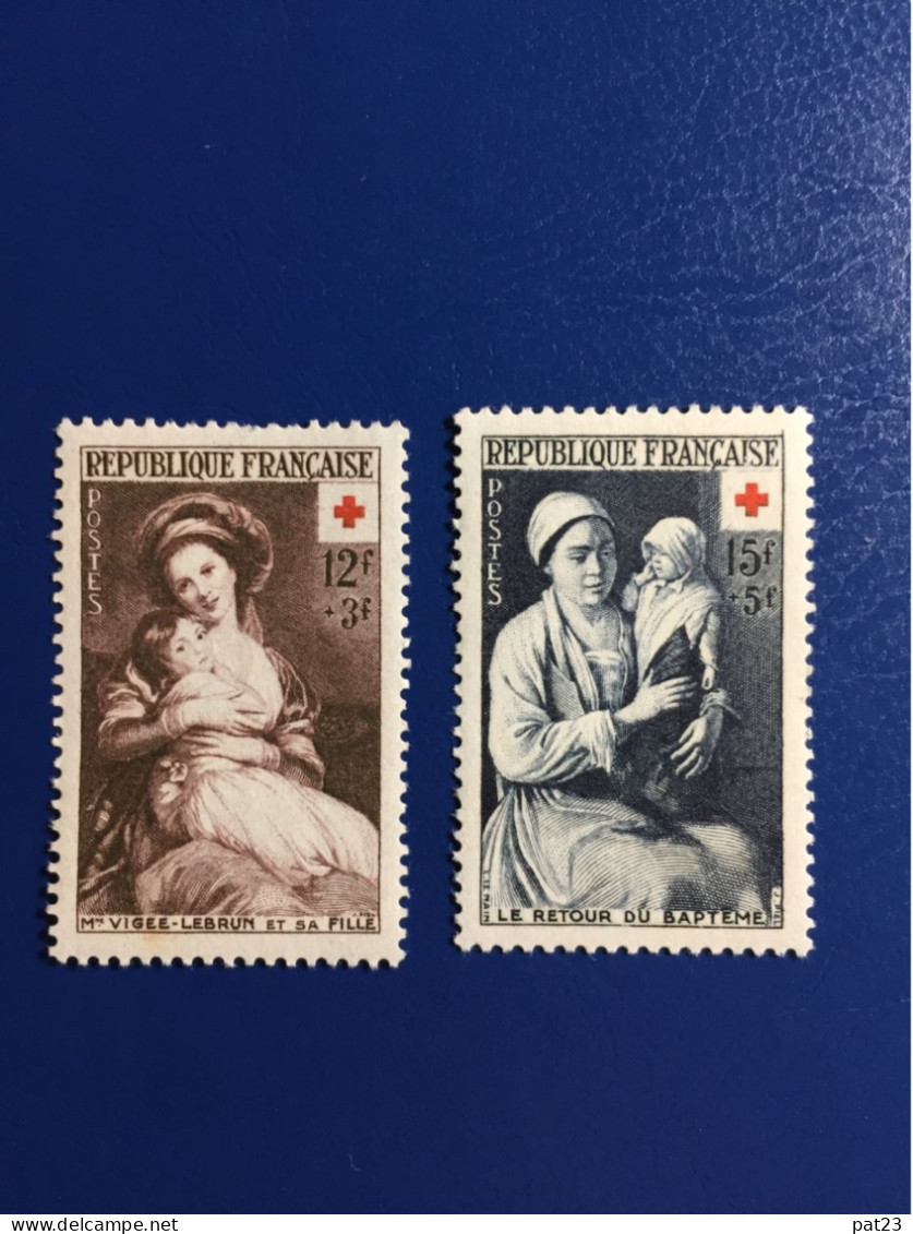 Croix Rouge 1953 N°966/967 Neuf Xx - Ungebraucht