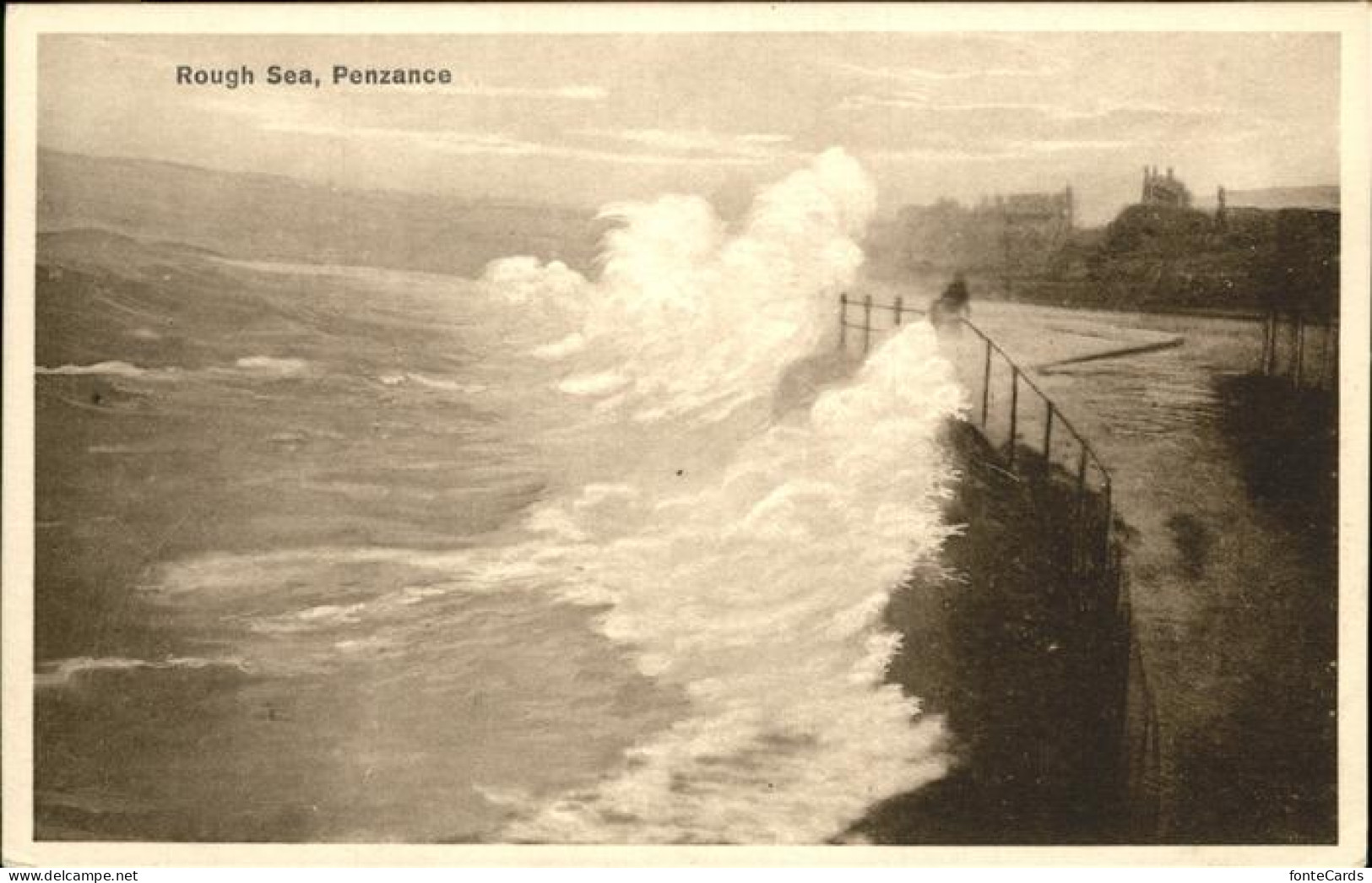 11231603 Penzance Promenade Rough Sea Penwith - Other & Unclassified