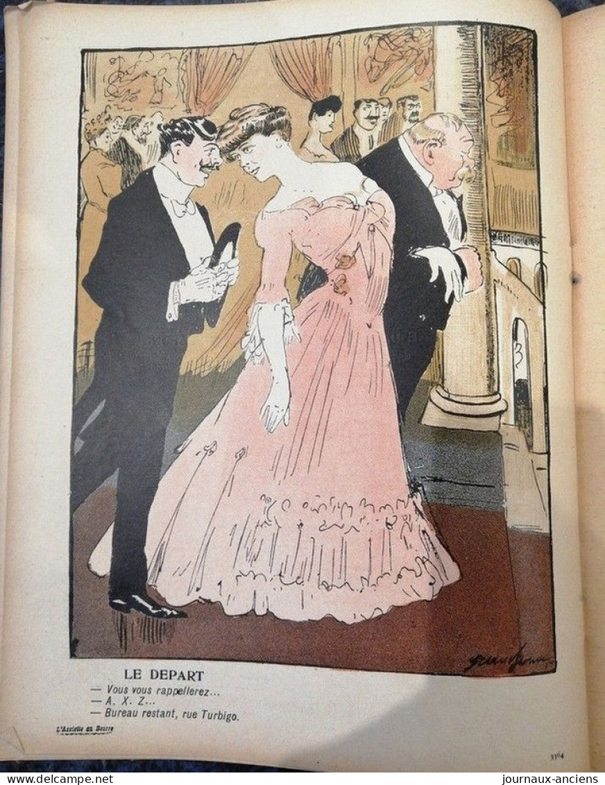 1905 Revue "  L'ASSIETTE AU BEURRE " N° 203 + SUPPLÉMENT - UN BAL À L'HÔTEL DE VILLE - GRANDJOUAN ....
