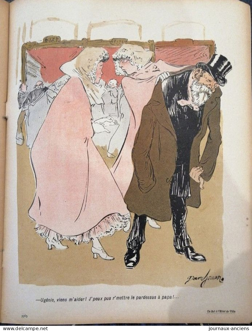 1905 Revue "  L'ASSIETTE AU BEURRE " N° 203 + SUPPLÉMENT - UN BAL À L'HÔTEL DE VILLE - GRANDJOUAN ....