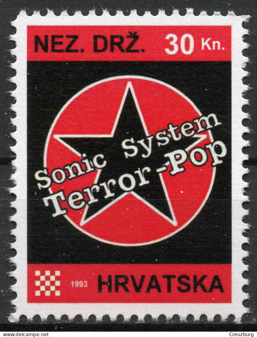 Sonic System - Briefmarken Set Aus Kroatien, 16 Marken, 1993. Unabhängiger Staat Kroatien, NDH. - Croatie