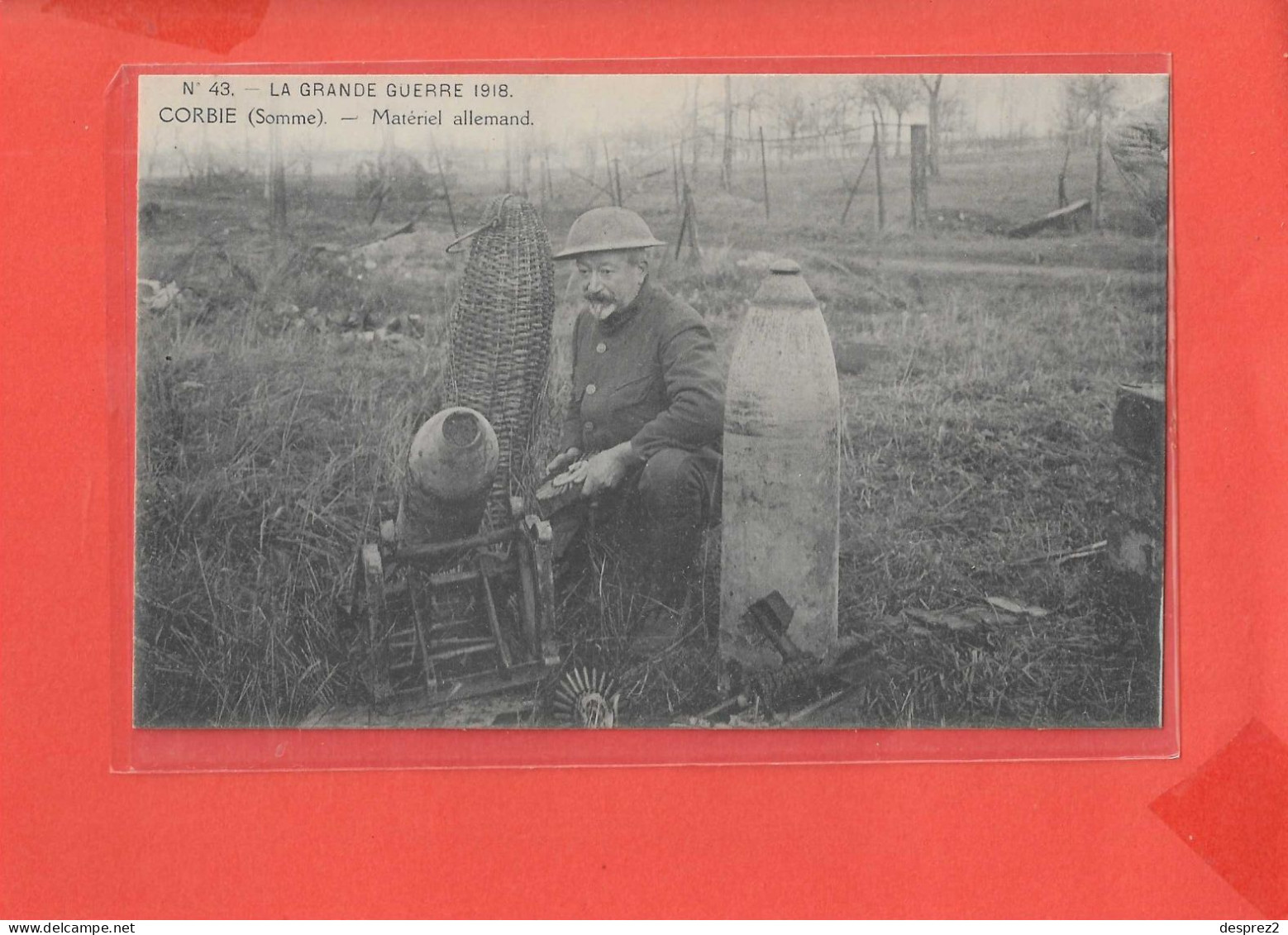 80 CORBIE Cpa Animée Matériel Allemand Guerre 1918           43 Edit Longuet - Corbie