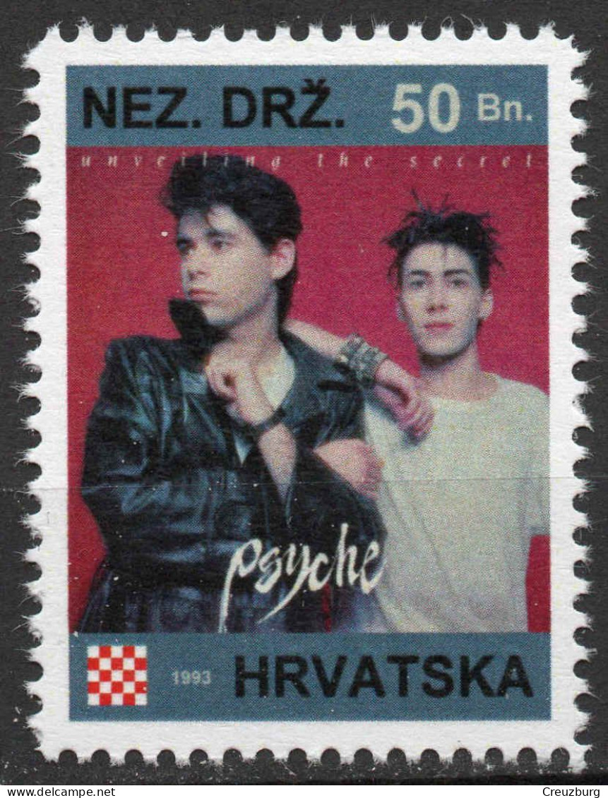 Psyche - Briefmarken Set Aus Kroatien, 16 Marken, 1993. Unabhängiger Staat Kroatien, NDH. - Croatie