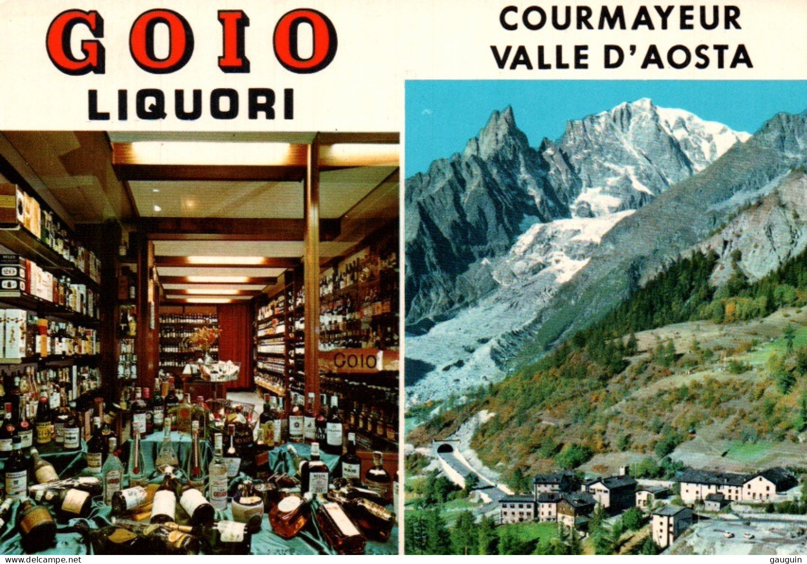 CPM - COURMAYEUR - GOIO LIQUORI - Avenue Mt Blanc - Edition Casa Del Ricordo - Autres & Non Classés