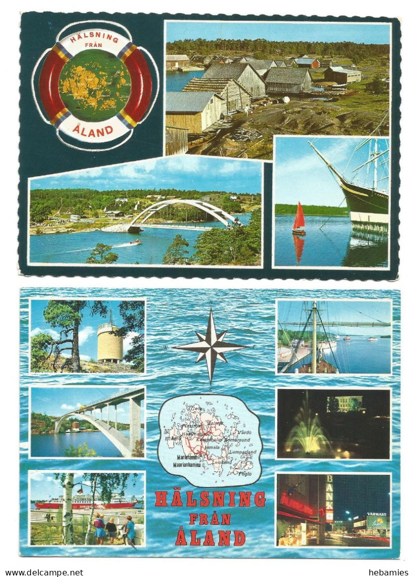 ÅLAND - 2 Postcards - FINLAND - - Finland