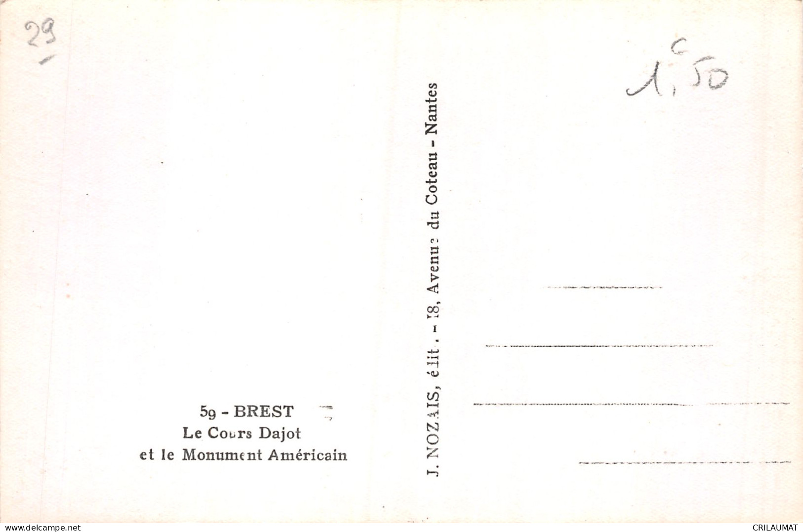 29-BREST-N°T5160-D/0037 - Brest