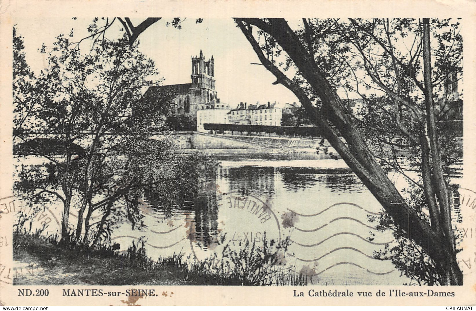 78-MANTES SUR SEINE-N°T5160-H/0177 - Mantes La Ville