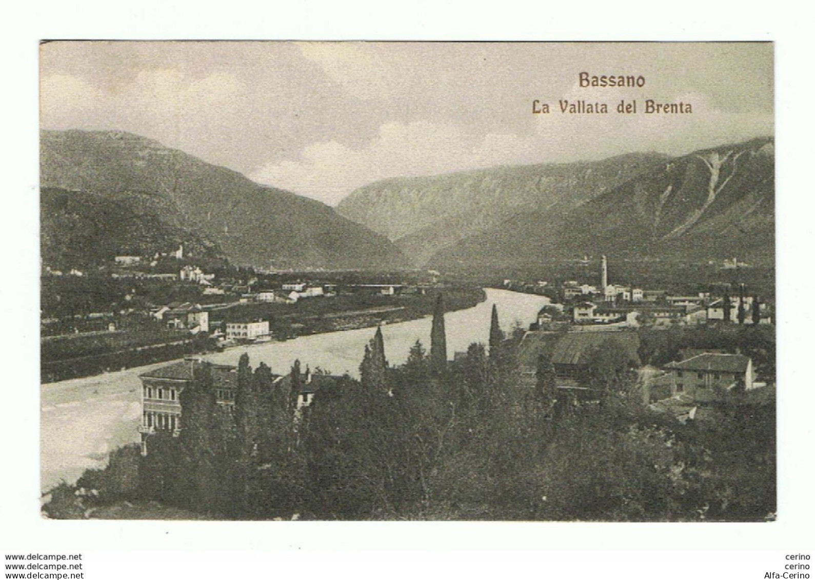 BASSANO:  LA  VALLATA  DEL  BRENTA  -  PER  LA  SVIZZERA  -  FP - Vicenza