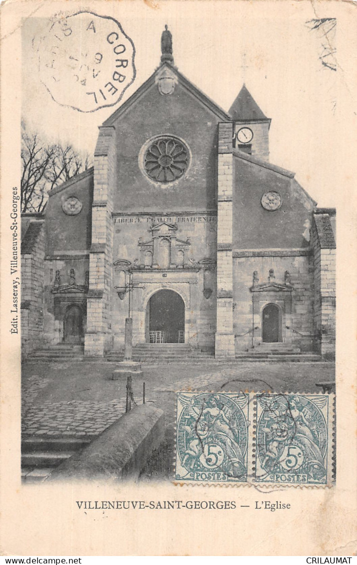 94-VILLENEUVE SAINT GEORGES-N°T5161-A/0391 - Villeneuve Saint Georges