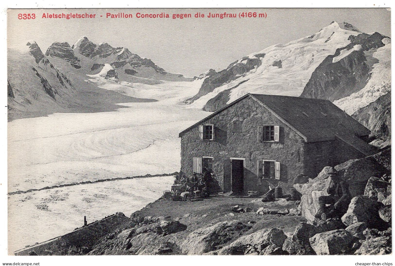 ALETSCHGLETSCHER - Pavillon Concordia Gegen Die Jungfrau - Photoglob 8353 - Hérémence