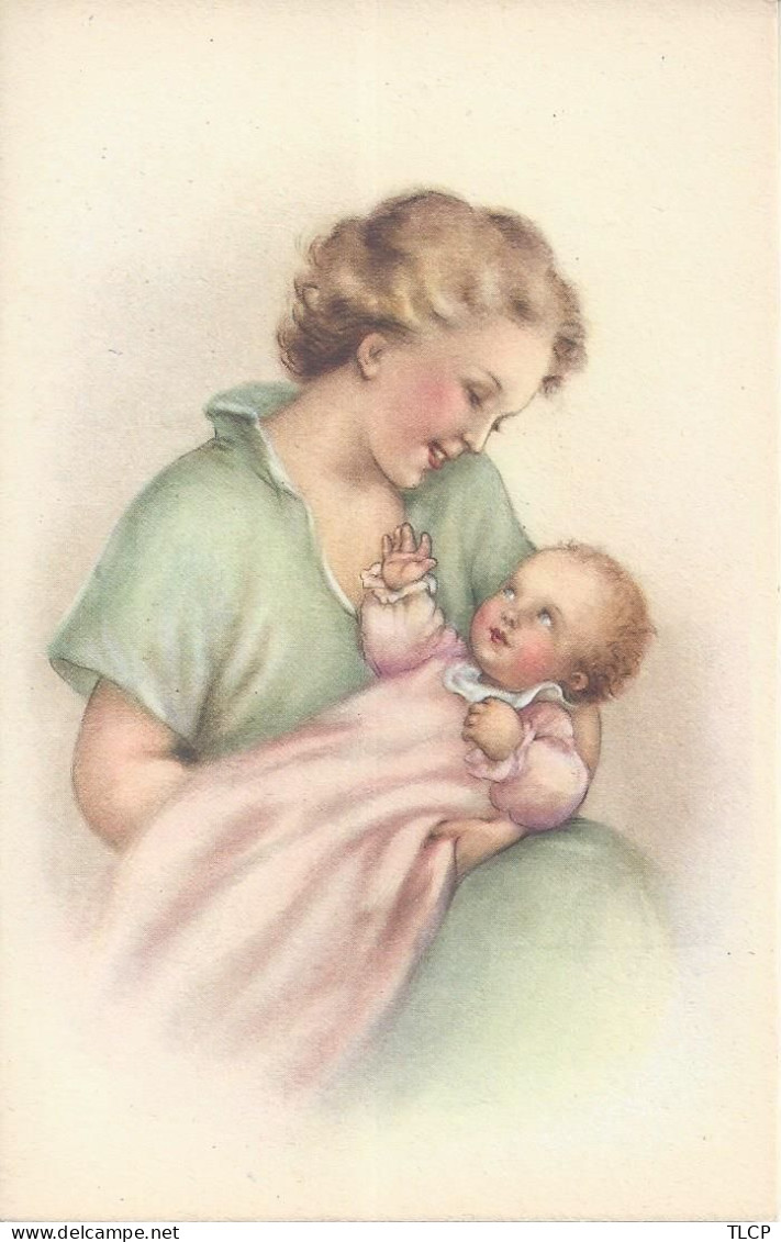 CPA  Maman Souriante Avec Son Bébé - Babies
