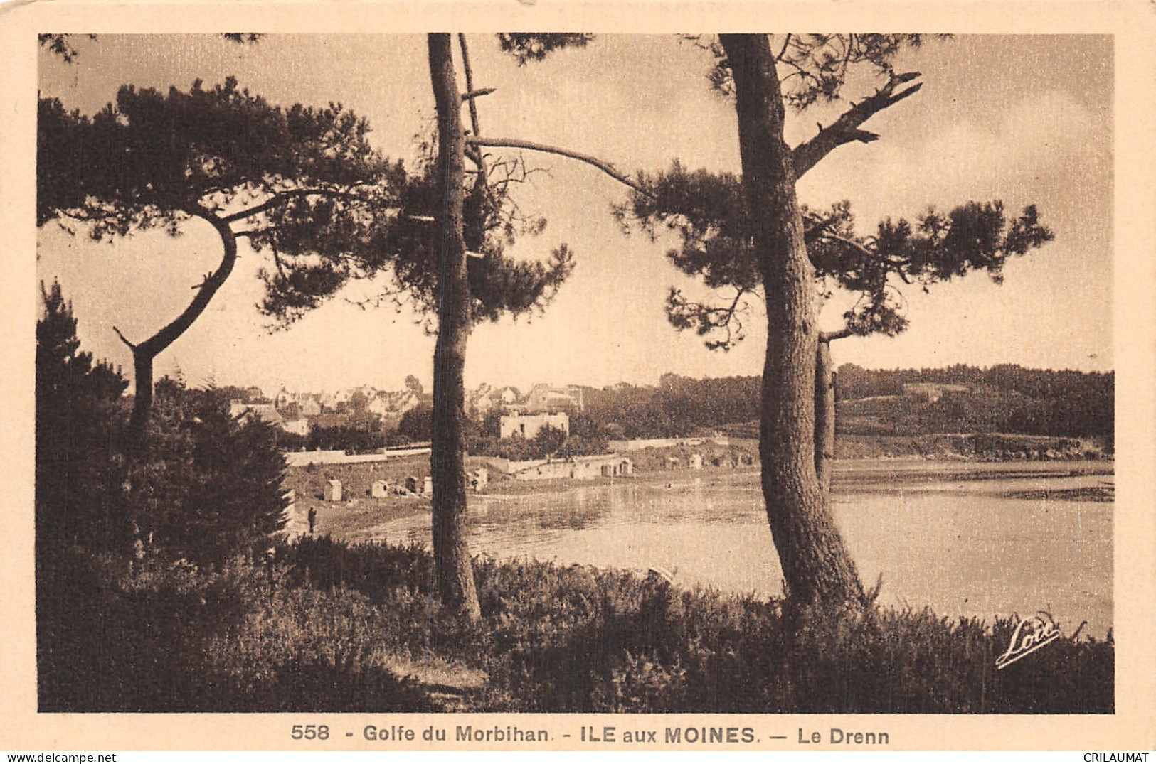 56-ILE AUX MOINES LE DRENN-N°T5161-D/0205 - Autres & Non Classés