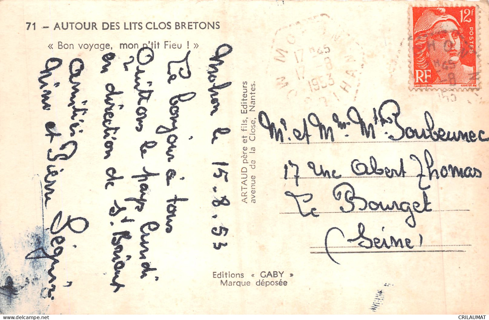 29-BRETAGNE FOLKLORE AUTOUR DES LITS CLOS BRETONS-N°T5161-C/0233 - Sonstige & Ohne Zuordnung