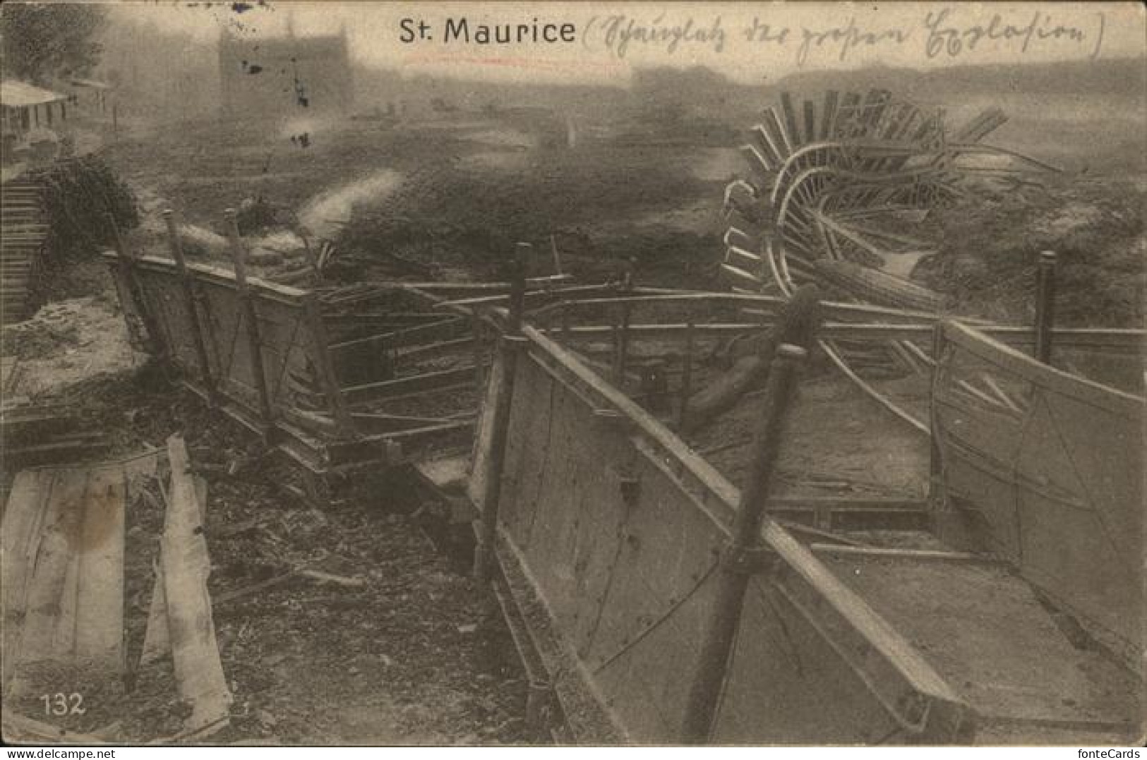 11218030 Saint_Maurice Nach Dem Angriff 1915 - Autres & Non Classés