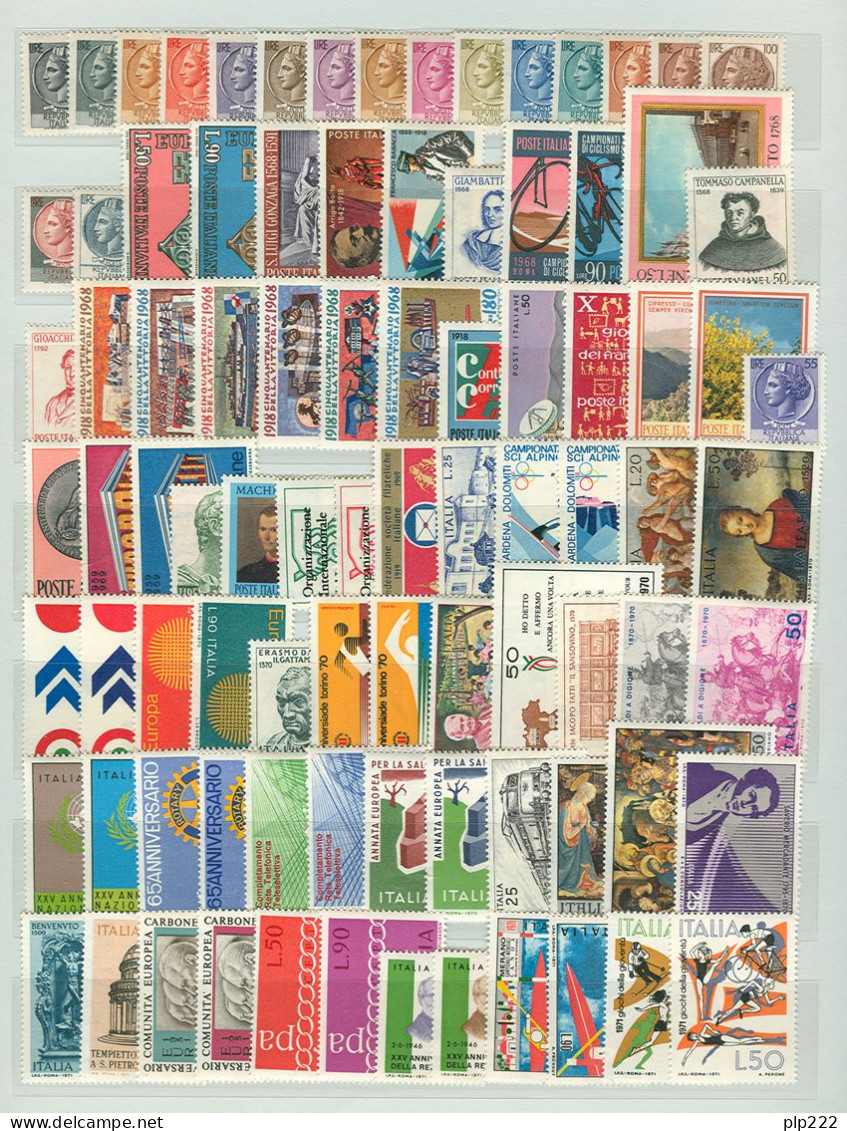 Italia Repubblica Collezione Completa / Complete Collection 1961/79  MNH/** VF - Lotti E Collezioni