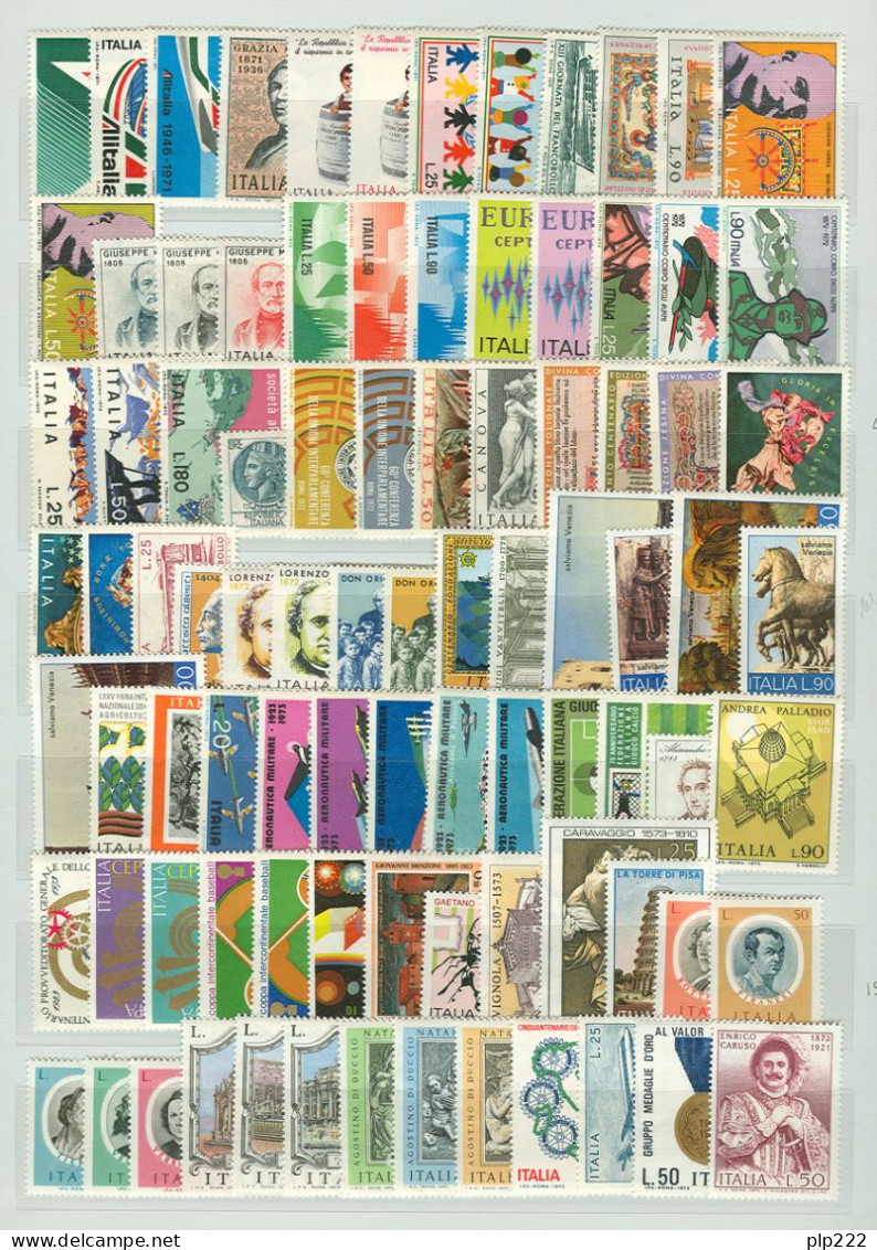 Italia Repubblica Collezione Completa / Complete Collection 1961/79  MNH/** VF - Collections