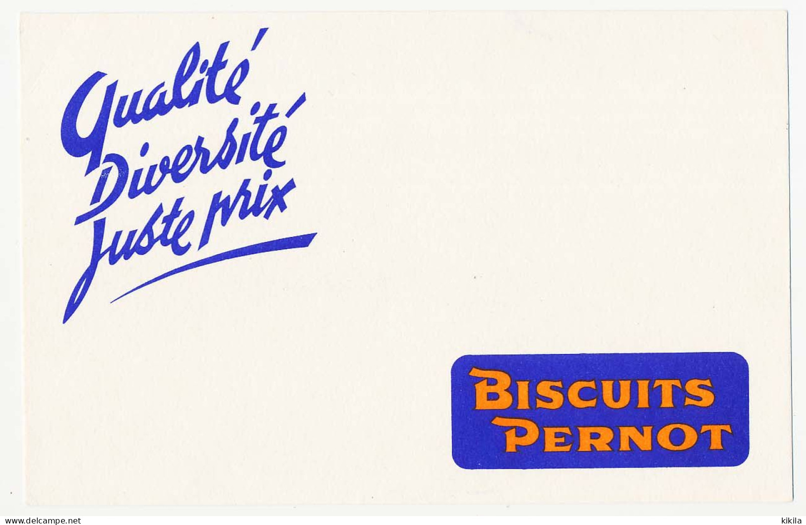 Buvard 20.9 X 13.4 Biscuits PERNOT - Sucreries & Gâteaux