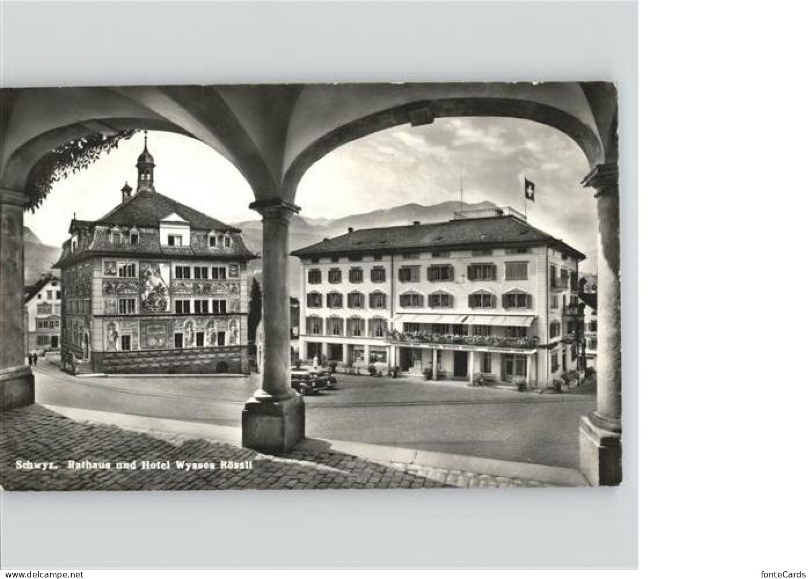 11217187 Schwyz Hotel Wisses Roessli Schwyz - Andere & Zonder Classificatie