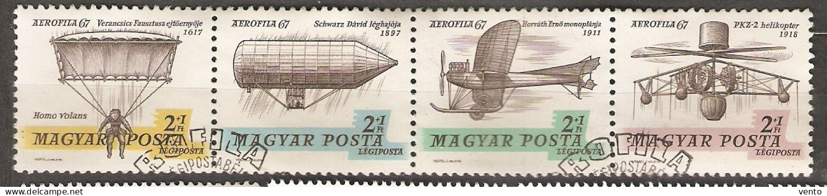 Hungary 1967 Mi 2317-20 - Used Stamps