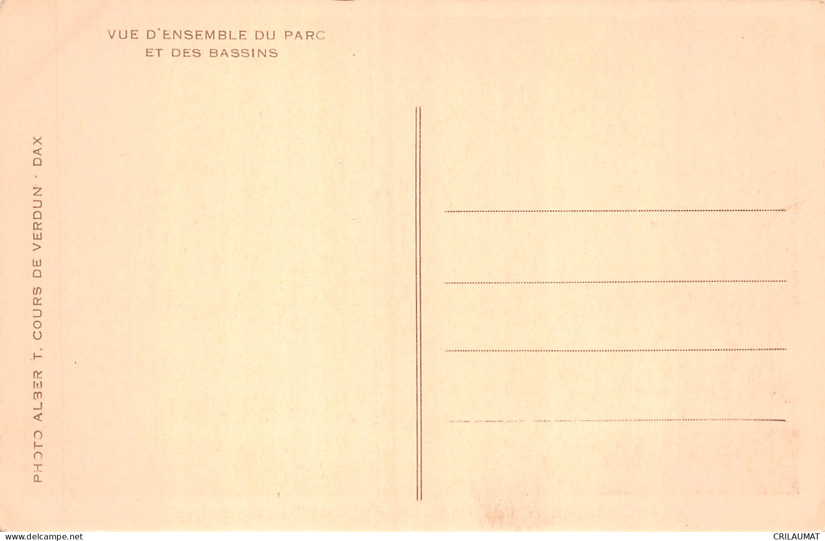 40-PRECHACQ LES BAINS-N°T5162-B/0257 - Autres & Non Classés