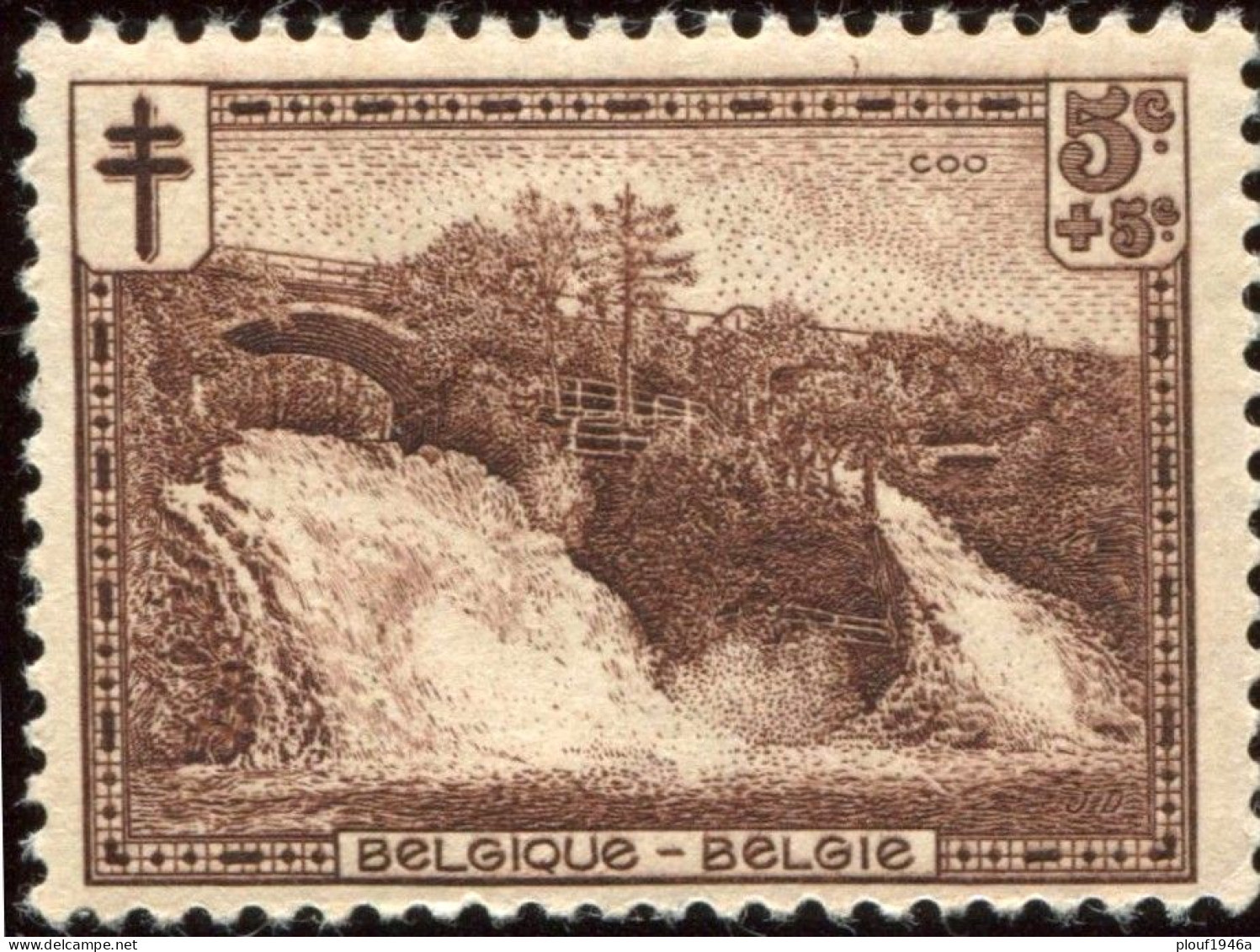 COB  293 (**) / Yvert Et Tellier N°  293 (**) Cascade De Coo - Unused Stamps