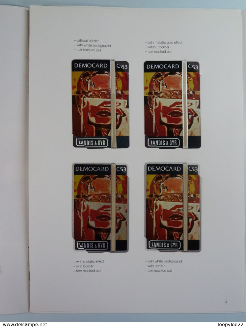 SWITZERLAND - L&G - Democard - Phonecard C53 - Set Of 4 - Without Control - Mint In Original Folder - Suisse
