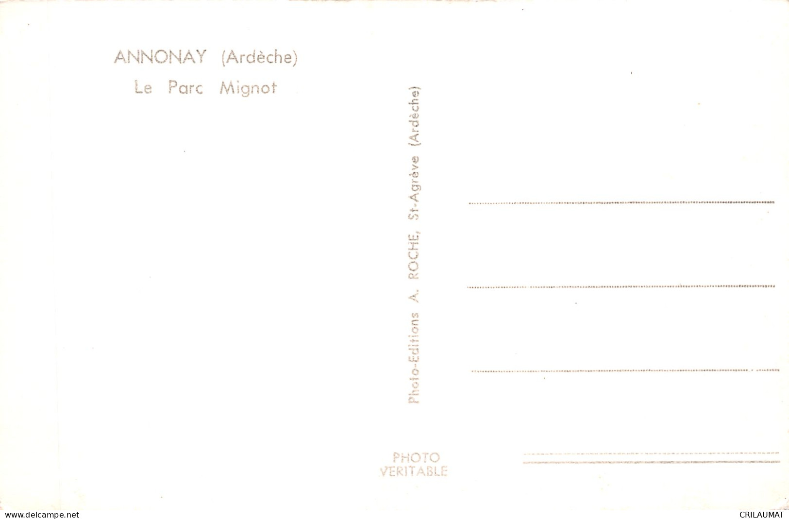 07-ANNONAY-N°T5162-C/0137 - Annonay