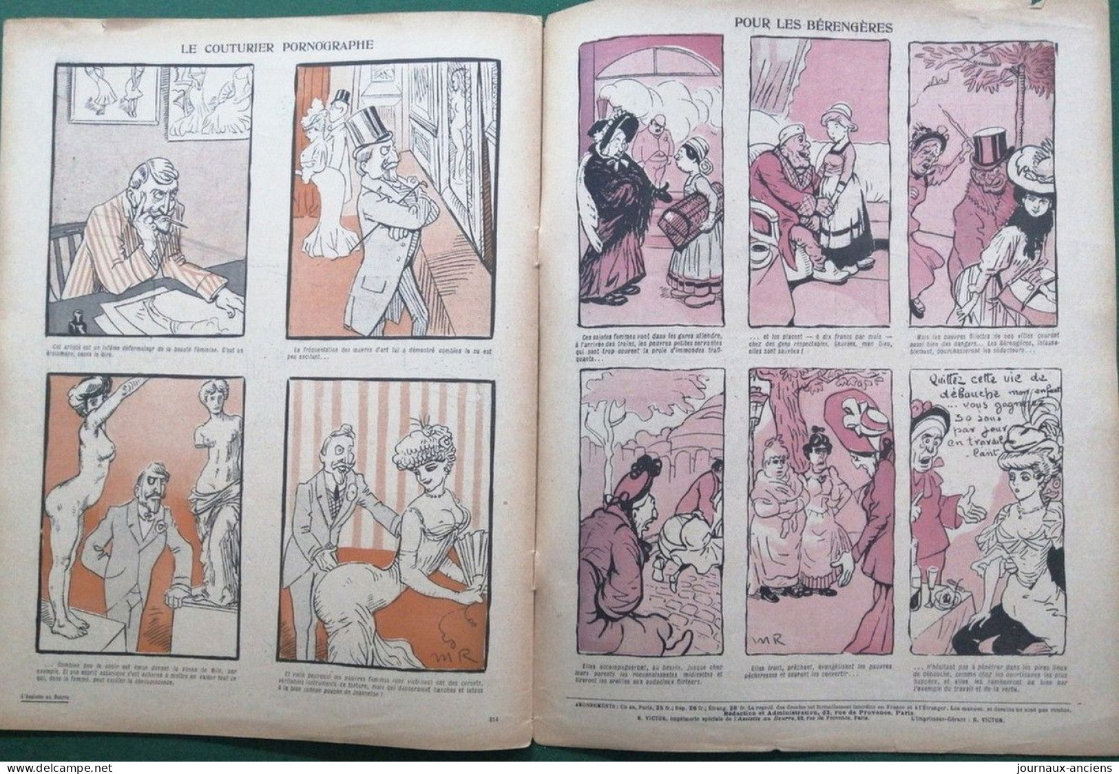 1906 Revue Ancienne " L'ASSIETTE AU BEURRE " N° 259 - RADIGUET - IMAGES MORALES ........ - 1900 - 1949