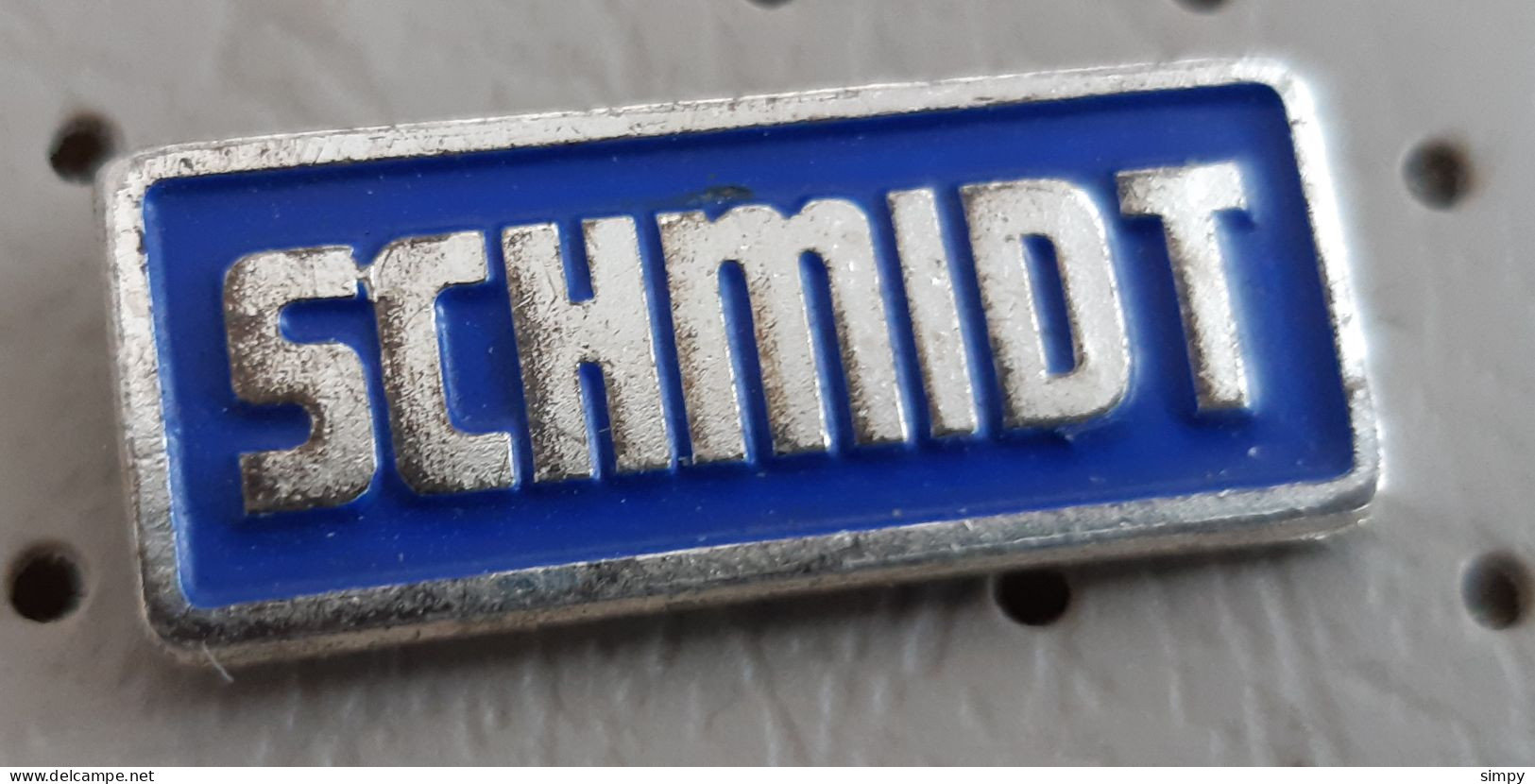 SCHMIDT Cleaning Truck Producer Automotive  Germany Vintage Pin - Markennamen