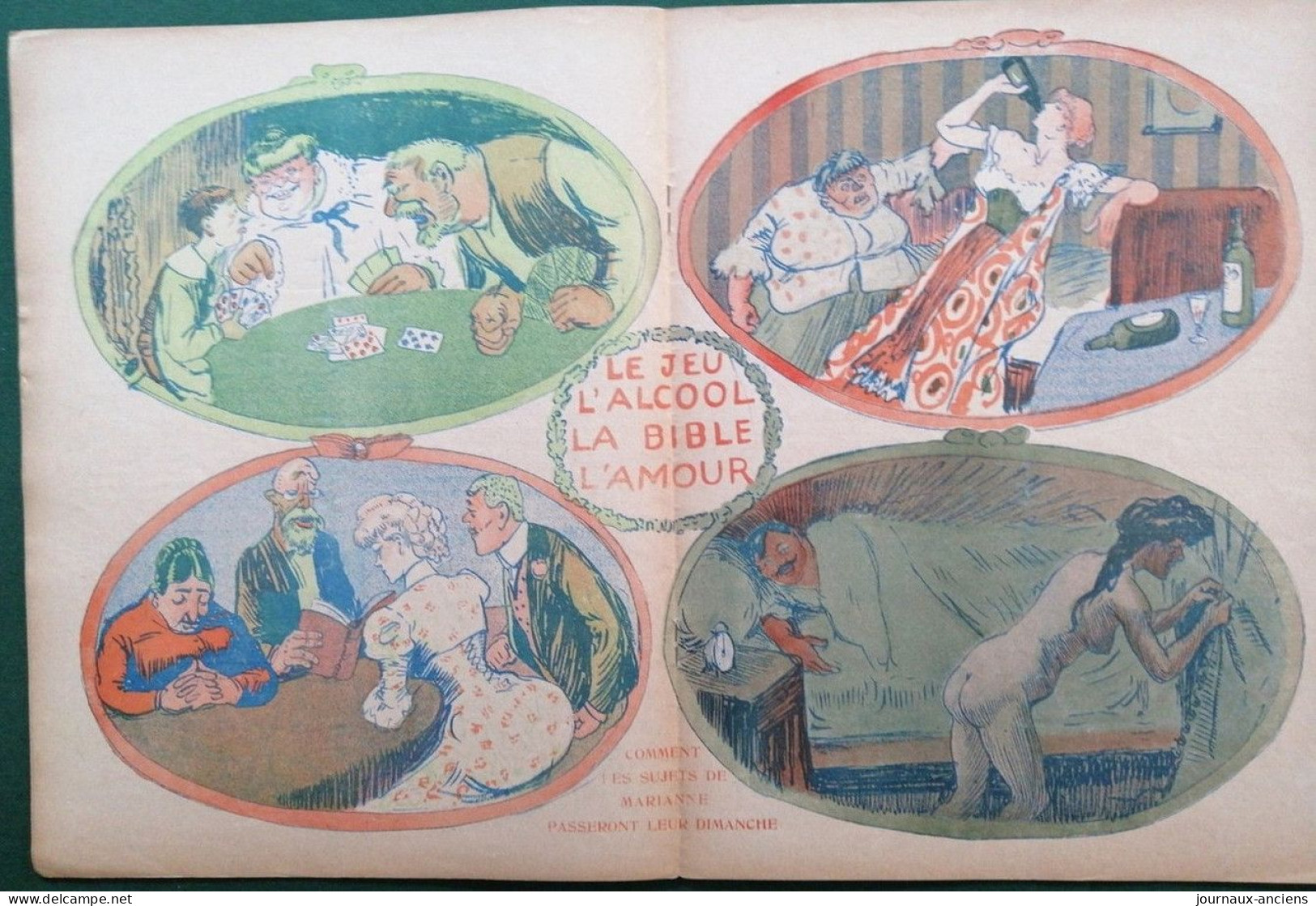 1906 Revue Ancienne " L'ASSIETTE AU BEURRE " N° 286 - GRANDJOUAN - LE REPOS DU DIMANCHE .... - 1900 - 1949