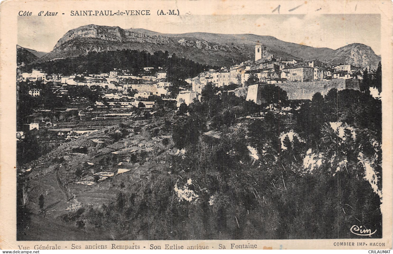 06-SAINT PAUL DE VENCE-N°5163-A/0197 - Saint-Paul