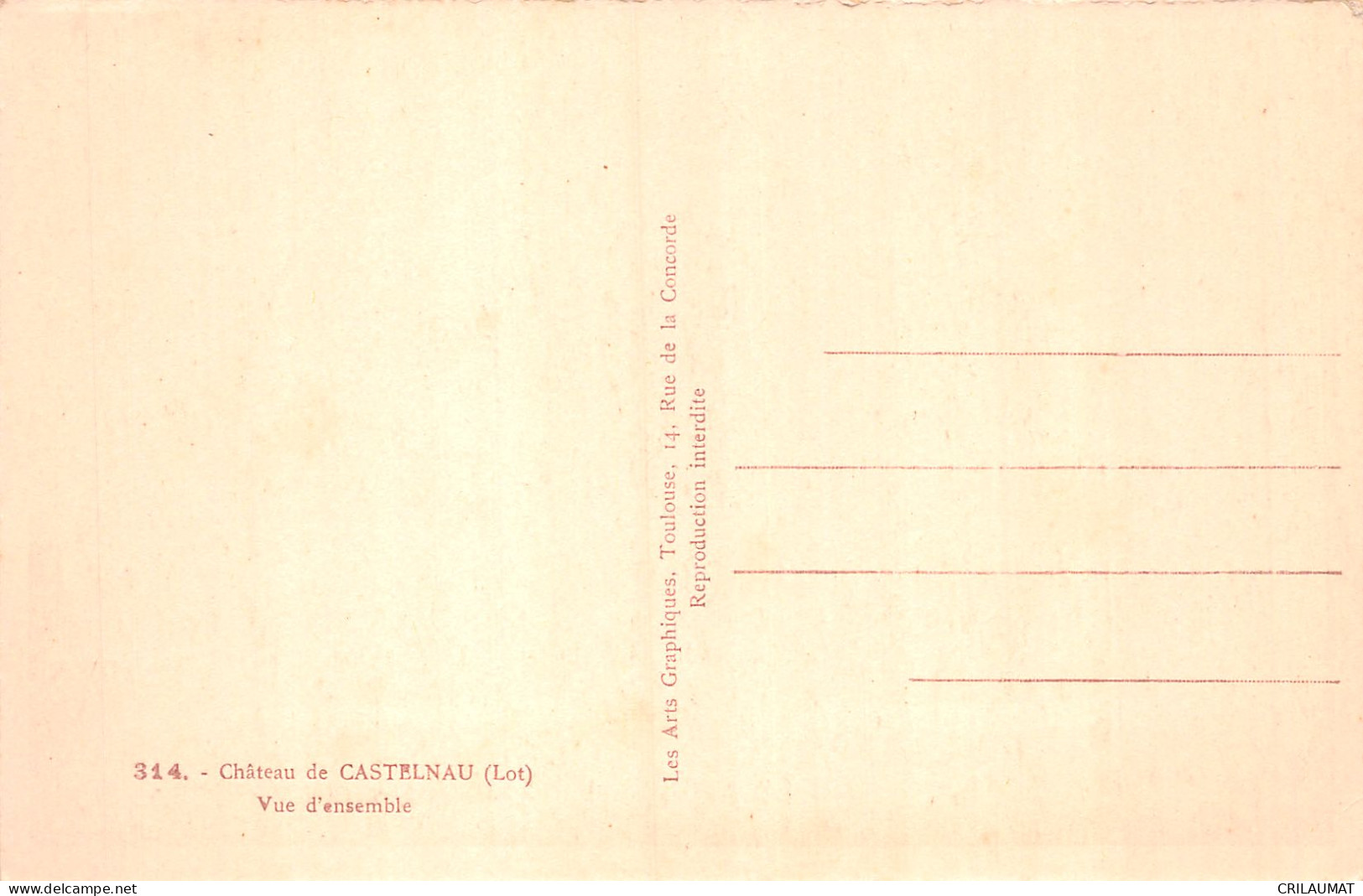 46-CASTELNAU-N°5163-D/0007 - Autres & Non Classés