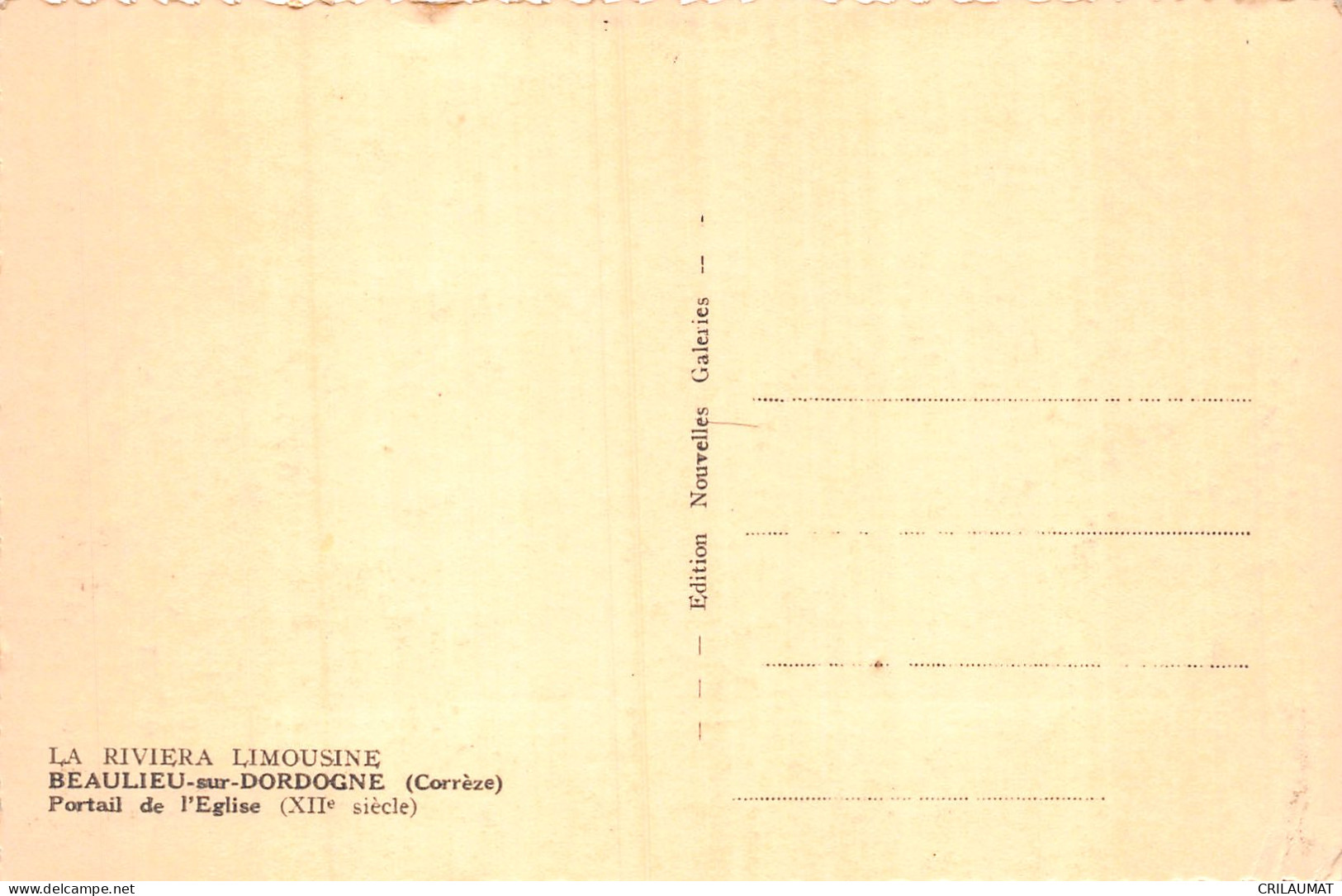 19-BEAULIEU SUR DORDOGNE-N°5163-C/0143 - Autres & Non Classés